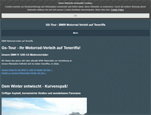 Tablet Screenshot of gs-tour.com